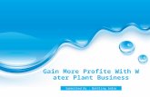 Gain More Profite With Water Plant Business