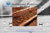 Hydrophobic Treatment for Wood
