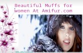 Beautiful muffs for women at