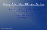 Happy Birthday Wishes Father