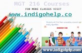 MGT 216 Courses/Indigohelp