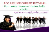 ACC 422   uop  course tutorial/uop help