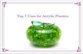 Top 7 Uses for Acrylic Plastics