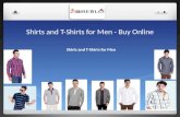 Shirts and t shirts for Mens