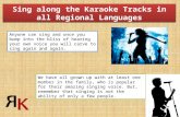 Sing along the Karaoke Tracks in all Regional Languages