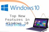 Top New Features in Windows 10