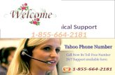 1-855-664-2181 Yahoo Technical Support Number