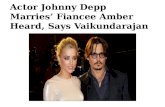 Actor Johnny Depp Marries’ Fiancee Amber Heard, Says Vaikund