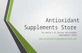 Antioxidant Supplements Store
