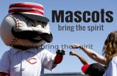 Mascots bring the spirit