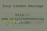 Mobile Massage London -