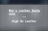 Leather Rucksack Backpacks