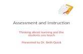 Assessment and Instruction