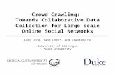 Crowd Crawling:  Towards Collaborative Data Collection for Large-scale Online Social Networks