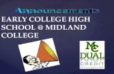 EARLY COLLEGE HIGH SCHOOL @ MIDLAND COLLEGE