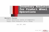 Inventory Analysis for Product Wheel Operations