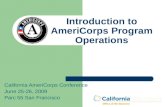 Introduction to AmeriCorps Program Operations