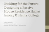 Building for the Future: Designing a Passive House Residence Hall at Emory & Henry College