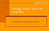 Foreign Policy After the Cold War