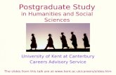 Postgraduate Study in Humanities and Social Sciences