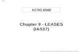 Chapter 9 - LEASES (IAS17)
