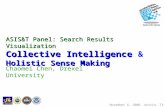 ASIS&T Panel: Search Results Visualization Collective Intelligence  &  Holistic Sense Making
