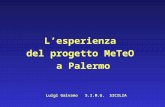 L’esperienza  del progetto MeTeO  a Palermo Luigi Galvano   S.I.M.G.  SICILIA
