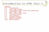 Introduction to HTML Part 2