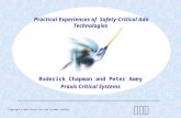 Roderick Chapman and Peter Amey Praxis Critical Systems