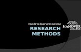 Research  Methods