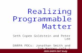 Realizing Programmable Matter