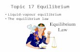Topic  17 Equilibrium