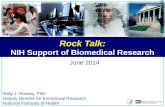 Rock Talk: NIH Support of Biomedical Research