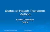 Status of Hough Transform Method