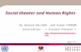 Social theater and Human Rights By Gérard GALLEGO  and Asmae FAHOUM