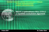 Návrh a optimalizace filtru OTA-C   s využitím evolučních algoritmů