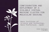 Configuration and Deployment of a scalable virtual machine cluster for molecular docking