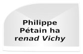 Philippe Pétain ha r enad Vichy