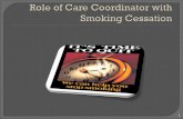 Role of Care Coordinator with Smoking Cessation