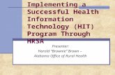 Implementing a Successful Health Information Technology (HIT) Program Through HRSA
