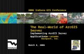 The Real-World of ArcGIS Server Implementing ArcGIS Server Applications