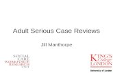Adult Serious Case Reviews