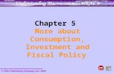 Chapter 5  More about Consumption, Investment and Fiscal Policy