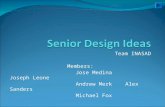 Senior Design Ideas
