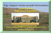 Egy magyar-román projekt bemutatása