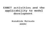 EANET activities and the applicability to model development