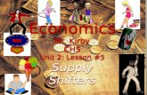 Economics Mr. Kirby CHS Unit 2: Lesson  # 5 Supply Shifters