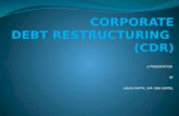 CORPORATE  DEBT RESTRUCTURING  (CDR)
