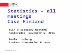 Statistics – all meetings Case Finland
