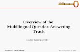 Overview of the  Multilingual Question Answering Track